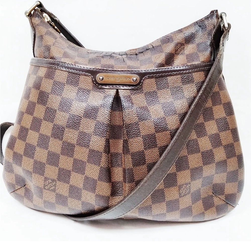 Louis Vuitton Brown Bloomsbury PM Damier Ebene Checkered Women's Bag